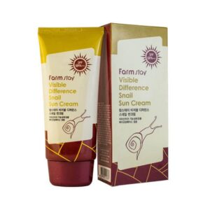 FARM STAY La Ferme Visible Difference Snail Sun Cream SPF 50+ Pa+++ 70g